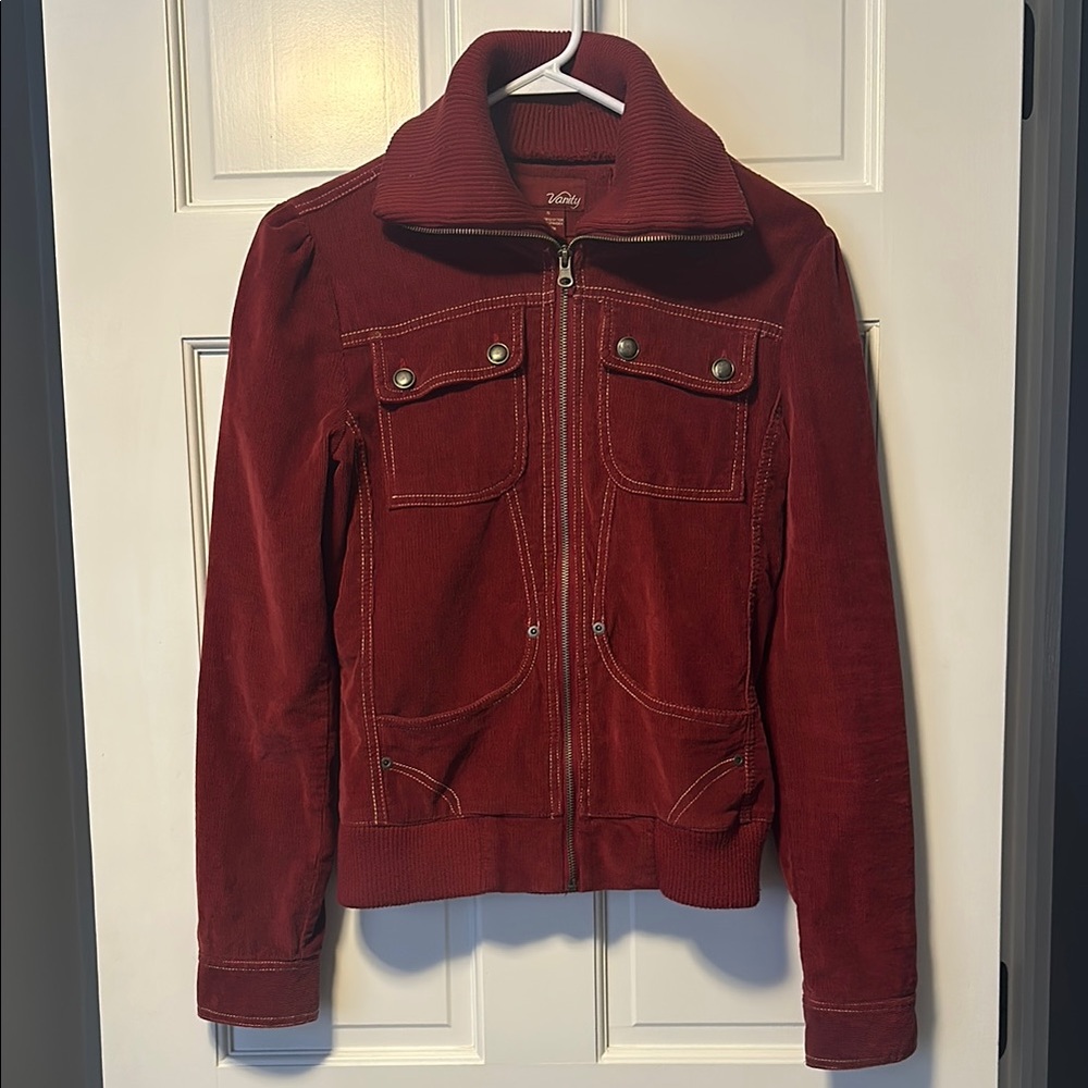 Vintage Red Corduroy Jacket